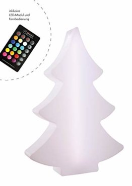 8 seasons design | LED Leuchtender Weihnachtsbaum Shining Tree (113 cm groß, 15 Farben, Farbwechsel, IP44, Weihnachtsdeko für Haus & Garten) - 1