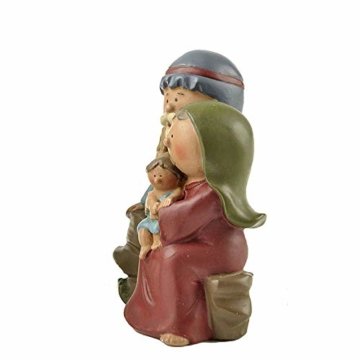 AIJOAN-BJ Tierfiguren & Tierstatuen Statuen Dekoration Polyresin Jesus Heilige Familie Mini Jesus Geboren Krippe Figur 2.48