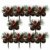 Amosfun 10 Stücke Beerenzweige Tannenzweige Dekozweige Blumenstrauß Künstliche Beeren Zweige für Weihnachten Kranz und Girlande DIY Baumschmuck Christbaumschmuck - 1