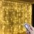 Anpro LED USB Lichtervorhang 3m x 3m, 300 LEDs USB Lichterkettenvorhang mit 8 Lichtmodelle für Partydekoration deko schlafzimmer, Innenbeleuchtung, Warmweiß - 1