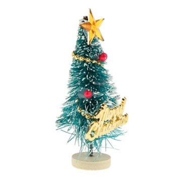 Baoblaze 1/12 Puppenhaus Pupenstuben Mini Weihnachtsbaum für Weihnachten Dekoration - 4