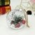 BESTOYARD Weihnachtskugel mit Tannenzapfen Beeren Klar Schneekugel Design Weihnachatsbaum Anhänger Weihnachtsbaumschmuck 5 Stück - 3