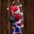 Bonetti Weihnachtsmann auf Strickleiter, die Leiter ist mit 30 bunten LEDs beleuchtet, kletternder Nikolaus für Innen- und Außen (traditionell) - 4
