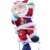 Bonetti Weihnachtsmann auf Strickleiter, die Leiter ist mit 30 bunten LEDs beleuchtet, kletternder Nikolaus für Innen- und Außen (traditionell) - 1