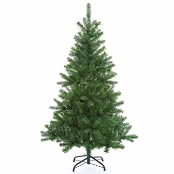 Casaria Weihnachtsbaum 140 cm Metallständer künstlicher Tannenbaum Christbaum Baum Tanne Spritzguss Christbaumständer Mix PE PVC - 1