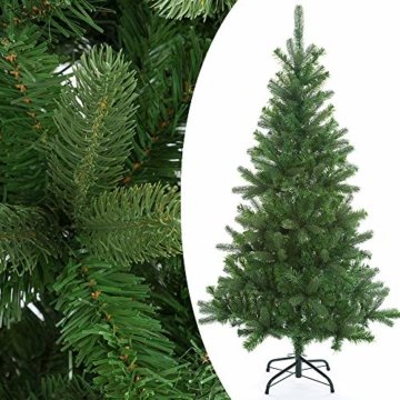 Casaria Weihnachtsbaum 140 cm Metallständer künstlicher Tannenbaum Christbaum Baum Tanne Spritzguss Christbaumständer Mix PE PVC - 7