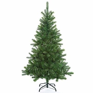 Casaria Weihnachtsbaum 140 cm Metallständer künstlicher Tannenbaum Christbaum Baum Tanne Spritzguss Christbaumständer Mix PE PVC - 8