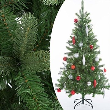 Casaria Weihnachtsbaum 140 cm Metallständer künstlicher Tannenbaum Christbaum Baum Tanne Spritzguss Christbaumständer Mix PE PVC - 10