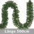 Casaria Weihnachtsgirlande I 5m I 100 LED's I In- & Outdoor I Tannengirlande Tannenzweiggirlande Weihnachtsdeko - 2