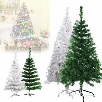 COOSNUG 210cm Weihnachtsbaum Künstlich Grün unechter Tannenbaum mit Metall Christbaum Ständer Schwer entflammbar - 3