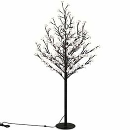 Deuba Kirschblütenbaum 200 LED | 180cm I Fernbedienung I Timer I 8 LeuchtmodiI Lichterbaum Indoor Outdoor | Warmweiß - 1