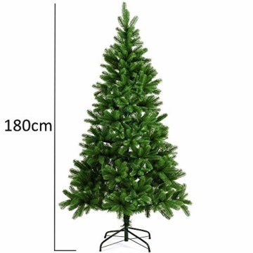 Deuba Weihnachtsbaum 180 cm Ständer Spritzguss künstlicher Tannenbaum Christbaum Baum Tanne Edeltanne Christbaumständer PE - 4