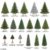 FairyTrees Weihnachtsbaum künstlich NORDMANNTANNE, grüner Stamm, Material PVC, inkl. Holzständer, 150cm - 3