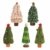 Fdit Mini Weihnachtsbaum Innenweihnachtsdekorations Weihnachtsdekorativer Baum für Einkaufszentrum Rezeption Weihnachtsdekoration(5#) - 3