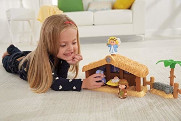 Fisher-Price J2404 - Little People Weihnachtskrippe Geschenkset, mit 12 Figuren und 5 Zubehörteilen, ab 12 Monaten - 3