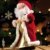 infactory Nikolaus: Singender, Tanzender Weihnachtsmann Swinging Santa, 28 cm (Tanzender Weihnachtsmann mit Musik) - 2