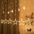 Lichterkette mit LED Kugel weihnachtsdeko,12 Sterne Lichtervorhang, Weihnachts-Innenbeleuchtung, Lichterketten für Innenräume, 8 Modi Innen & Außenlichterkette Wasserdicht, Warmweiß Sternenvorhang - 2