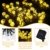 Lichterkette Solar Aussen, Vegena Warmweiß LED Lichterkette Außen Kristall Kugel 12M 100 LEDs 8 Modi IP65 Wasserdicht für Garten Bäume Terrasse Hof Haus Weihnachten Party Deko Energieklasse A+++ - 2