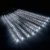 Lichterregen Meteorschauer 180 LED weiß Lichterkette Meteor-Effekt Partylicht Meteorlichter Weihnachtsbeleuchtung Partydeko Trafo Timer Xmas - 3