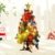 Mini Weihnachtsbaum Puppenhaus Geschmückt, Buntes Glühen Mini Weihnachtsbaum Geschmückt, Christbaum Grün, Geeignet Für Weihnachtsdekoration, Heimtextilien - 3