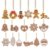 Pixnor Weihnachtsbaumschmuck, Kekse, Schneeflocke, Dekoration mit Aufhängern, Pack mit 17 Stück - 1
