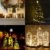 Qedertek Lichterkette Weihnachtsbaum, 200 LED Warmweiß Lichterkette Außen mit Steckdose, 20M Weihnachtsbeleuchtung mit Fernbedienung, Timer und Speicherfunktion, Weihnachtsdekoration für Garten - 4
