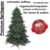 RS Trade HXT 1418 künstlicher PE Spritzguss Weihnachtsbaum 150 cm (Ø ca. 106 cm) mit ca. 2375 Spitzen, schwer entflammbarer Tannenbaum mit Schnellaufbau Klappsysem, inkl. Metall Christbaum Ständer - 3