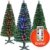 Smak Künstlicher Weihnachtsbaum-Glasfaserleuchtender selbst drehender - Länge 180cm und 210cm - Grün mit LED-farbwechselnden Modus Fernbedienung - 1