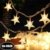 Sterne Lichterkette Galaxer 40 Stücke LED Stern Nacht Weihnachten String Lichter 20Ft / 6M Monochrome Modus Warmweiß Dekoration Licht zum Geburtstag oder Urlaub Party - 1