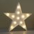Süße LED Nachtlichter Stimmungslicht Schreibtischlampen Babyzimmer Kinderzimmer Dekorationen Geschenke (Stern, Weiß) - 2
