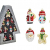 Tannenbaumschmuck Christbaumschmuck 6-teilig Nussknacker, Schneemann, Tannenbaum, Nikolaus, Weihnachtsbär - 