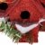 Toyland® Packung mit 3-10 cm Robins Birdhouse Glittery Tree Ornaments - Christbaumschmuck - 2