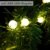 Weihnachtsgirlande mit 200 LED Kugeln gefrostet – Weihnachtsschmuck Tannengirlande grünes Kabel innen außen Trafo Timer 180 Spitzen - 2
