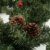 Weihnachtsgirlande Tannengirlande 270CM Girlande Weihnachten Dekoriert Grün Künstlich Geschmückt Tannen Girlande mit Roter Beeren Zapfen Weihnachtsdeko Schöne Dekorationen für Kamine Treppen Wand Tür - 2