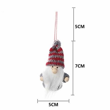 Weihnachtspuppe Handgemachte Plüsch Gnome Schwedische Süßes Figuren Weihnachtsdeko Gesichtslose Puppe Urlaub Geschenke Weihnachtsbaum Fenster Dekoration - 6