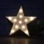 Wringo Dekorative Buchstaben Licht Stern Form LED Kunststoff Festzelt Licht Batteriebetrieben LED Festzelt Schild für Zuhause Weihnachten Dekoration - 3