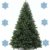 XONIC Künstlicher Weihnachtsbaum Tannenbaum 30,60,90,120, 150, 180,210 240cm Christbaum Baum GRÜN Weiss Schnee (180, GRÜN) - 2