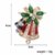 YeahiBaby 4pcs Weihnachten Emaille Brosche Schneemann Weihnachtsmann Weihnachtsglocken Kranz Anstecker Pin Weihnachtsschmuck - 4