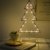 ZHANGYY LED Weihnachtsbaum geformte Nachtlicht Innenwand Dekor Licht betrieben von Batterie für Geburtstagsfeier Dekoration, Kinderzimmer, Wohnzimmer, Hochzeitsfeier Dekor - 1