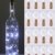 (16 Stück) Flaschenlicht Batterie, kolpop Flaschenlichterkette Korken 2M 20LED Glas Korken Licht Lichterkette mit Batterie für Flasche für außen/innen Deko für Party, Hochzeit, Weihnachten(KaltesWeiß) - 1