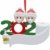 2020 Weihnachtsschmuck,DIY Personalisierte Überlebende Familie Von 2, 3, 4, 5,6,7 Weihnachten 2020 Christmas Ornament Segen Harz Schneemann Weihnachtsbaum Hängen Anhänger Für Weihnachtsbaum Deko - 1