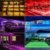 20M LED Schlauch Lichterkette Außen, 200er LED Weihnachtsbeleuchtung Außen IP68, 16 Farben Lichterkette Innen Strombetrieben, Patio Lichterschlauch mit Fernbedienung für Zimmer Halloween Weihnachten - 3