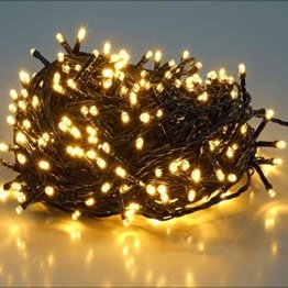 23m 360er LED Niedervolt Lichterkette wasserdichte dekorative Leuchten LED String Licht Wünderschöne Deko für Weihnachten, Hochzeit, Zuhause, Garten, Balkon, Terrasse - Warmweiß - 1