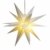 3D Weihnachtsstern Außen Batterie Timer - LED Adventsstern Stern, Fenster Stern Deko, Partys Oder Weihnachten Dekoration, Für Innenhof, Balkon Und Garten（58cm） - Qijieda-Weiß - 1