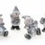 4x Deko Figur Schneemann im Set je 6 cm, Polystein mehrfarbig, Schneemänner Dekofiguren Geschenkanhänger Kranzdeko Winterdeko - 1