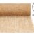 AmaCasa Eco Tischläufer Jute 30cm breit, 10m Rolle | gestärkter Jutestreifen mit kompostierbarem Etikett | Tischband für wundervolle Dekorationen (Natur - Braun, 30cm/10m) - 3