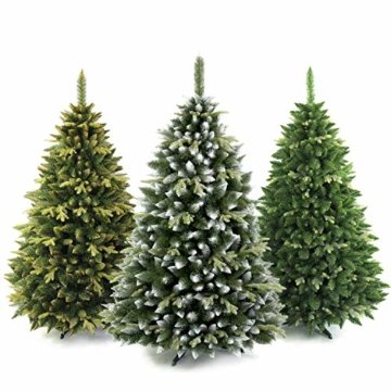AmeliaHome 07874 120 cm Künstlicher Weihnachtsbaum PVC Tannenbaum Christbaum Kiefer Diana Weihnachtsdeko - 1