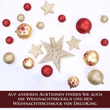 AmeliaHome 07898 180 cm Künstlicher Weihnachtsbaum PVC Tannenbaum Christbaum Kiefer Diana Weihnachtsdeko - 3