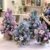 carol -1 Festive Künstlicher Weihnachtsbaum, Geschmückter Weihnachtsbaum beleuchtet 30cm - Weihnachtsbaum mit Lichterkette Schleifen Christbaumkugeln, Mini LED Weihnachtsbaum - 3