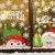 CheChury Weihnachtsdeko Fenster Schneeflocken Weihnachten Fensterbilder Fensteraufkleber PVC Fensterdeko Selbstklebend Aufkleber Elch Schneemann Elfen Weihnachtsmann Abnehmbare Statisch Haftende - 2